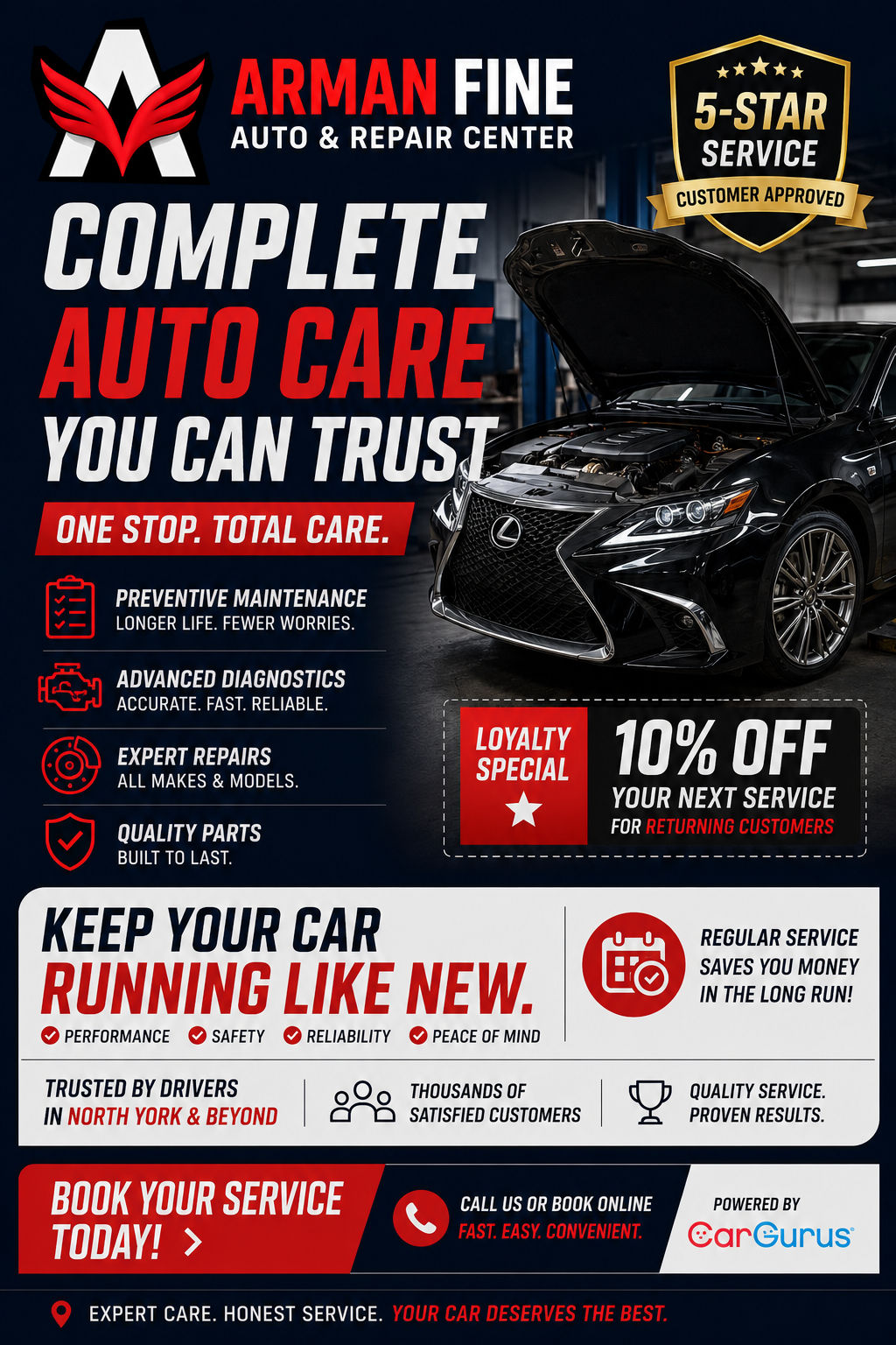 Complete Auto Repair Services North York Toronto