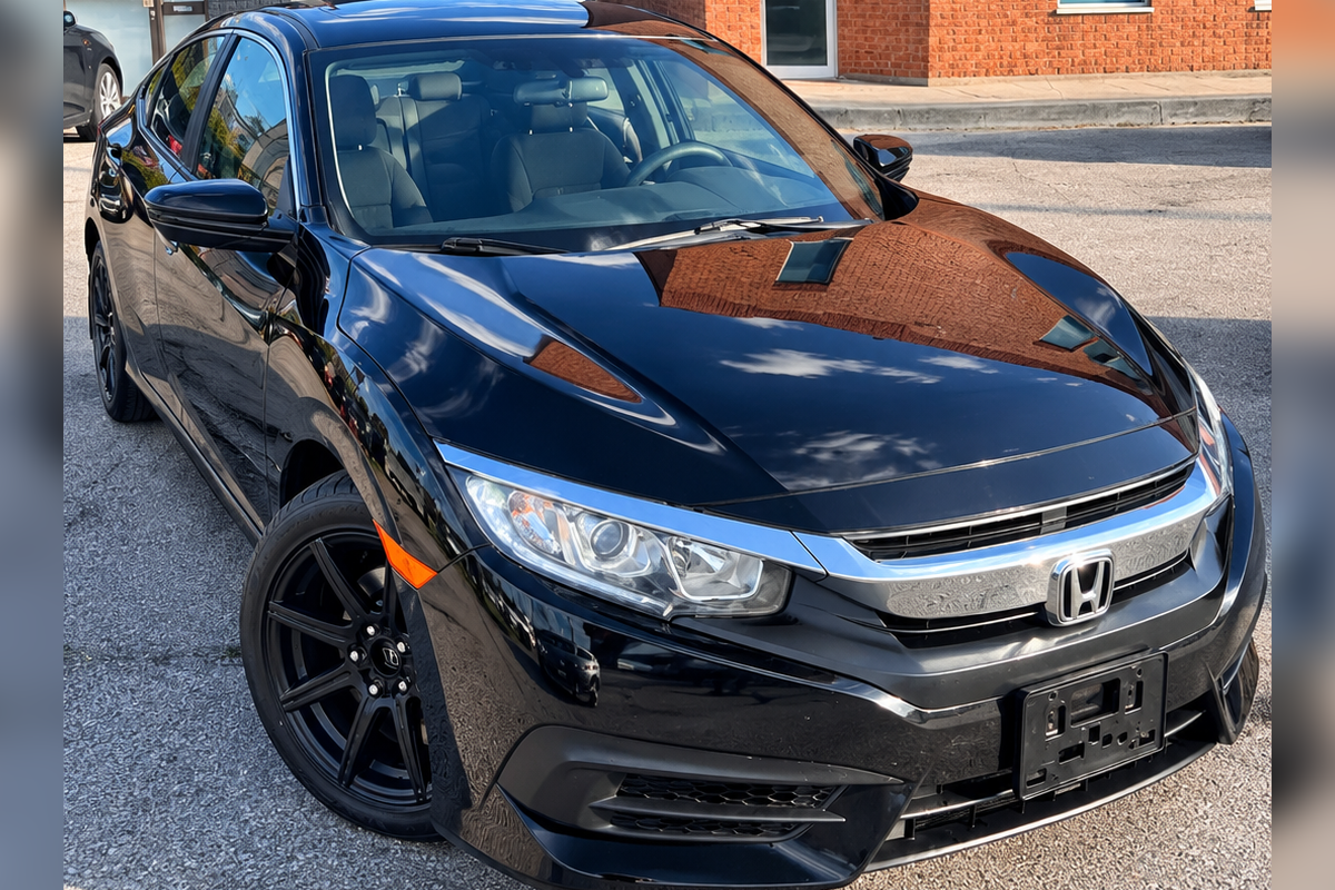 2016 Honda Civic LX, black, at Arman Fine Auto