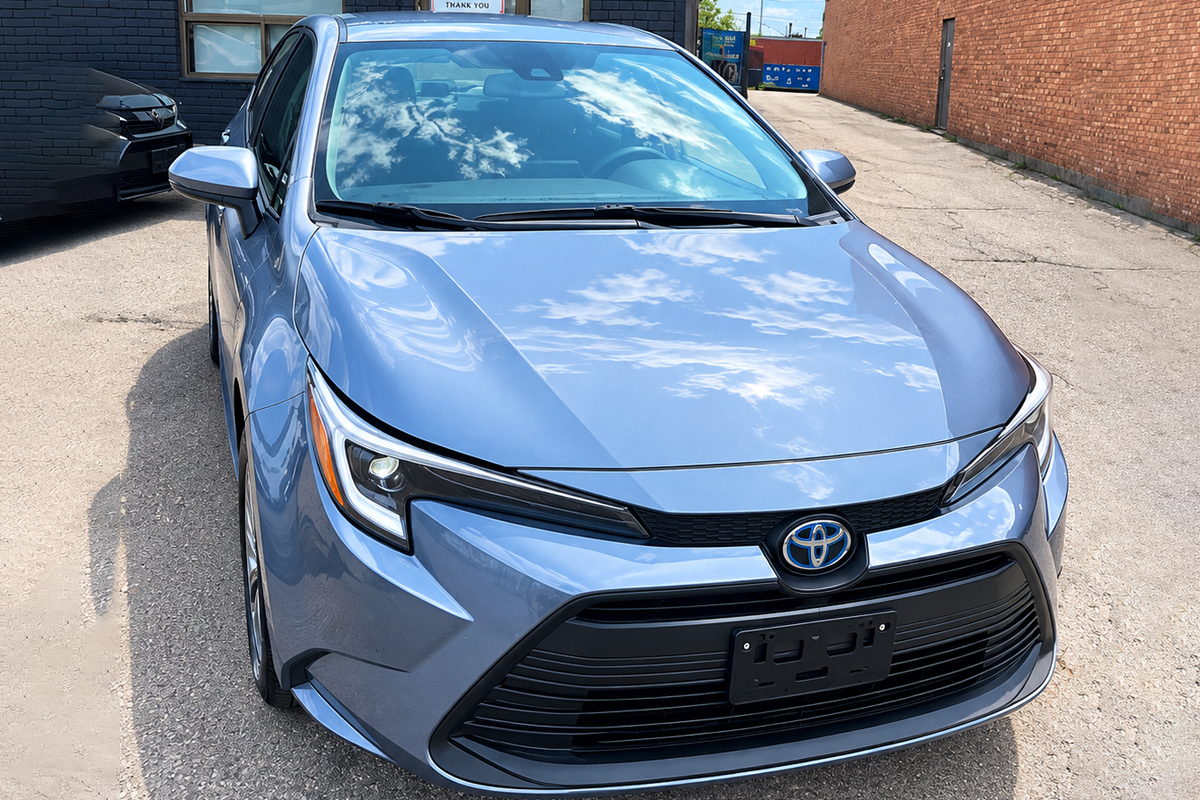 2024 Toyota Corolla Hybrid LE AWD, gray, at Arman Fine Auto