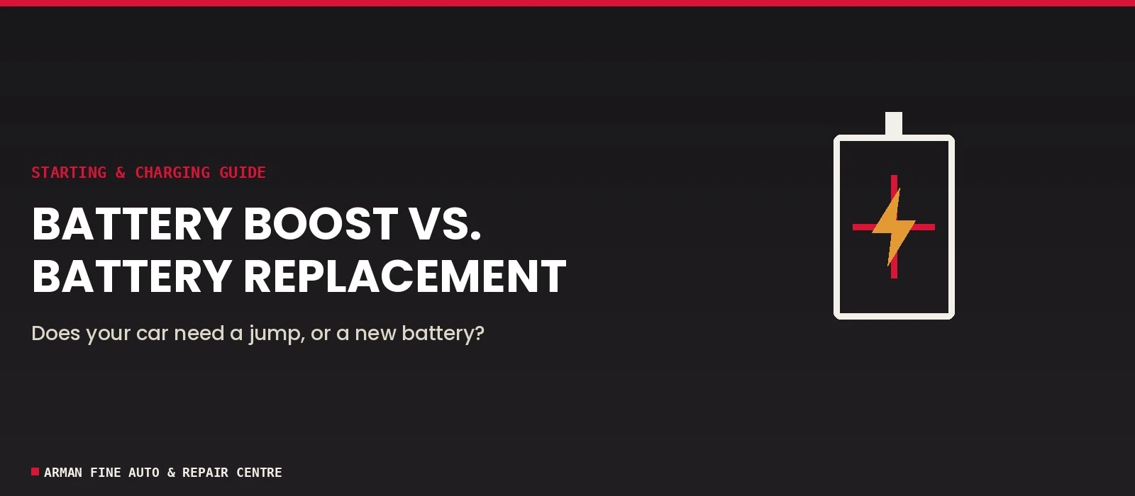 Battery boost vs battery replacement