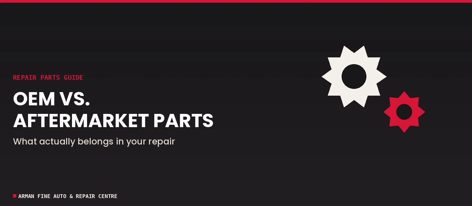 OEM vs aftermarket parts
