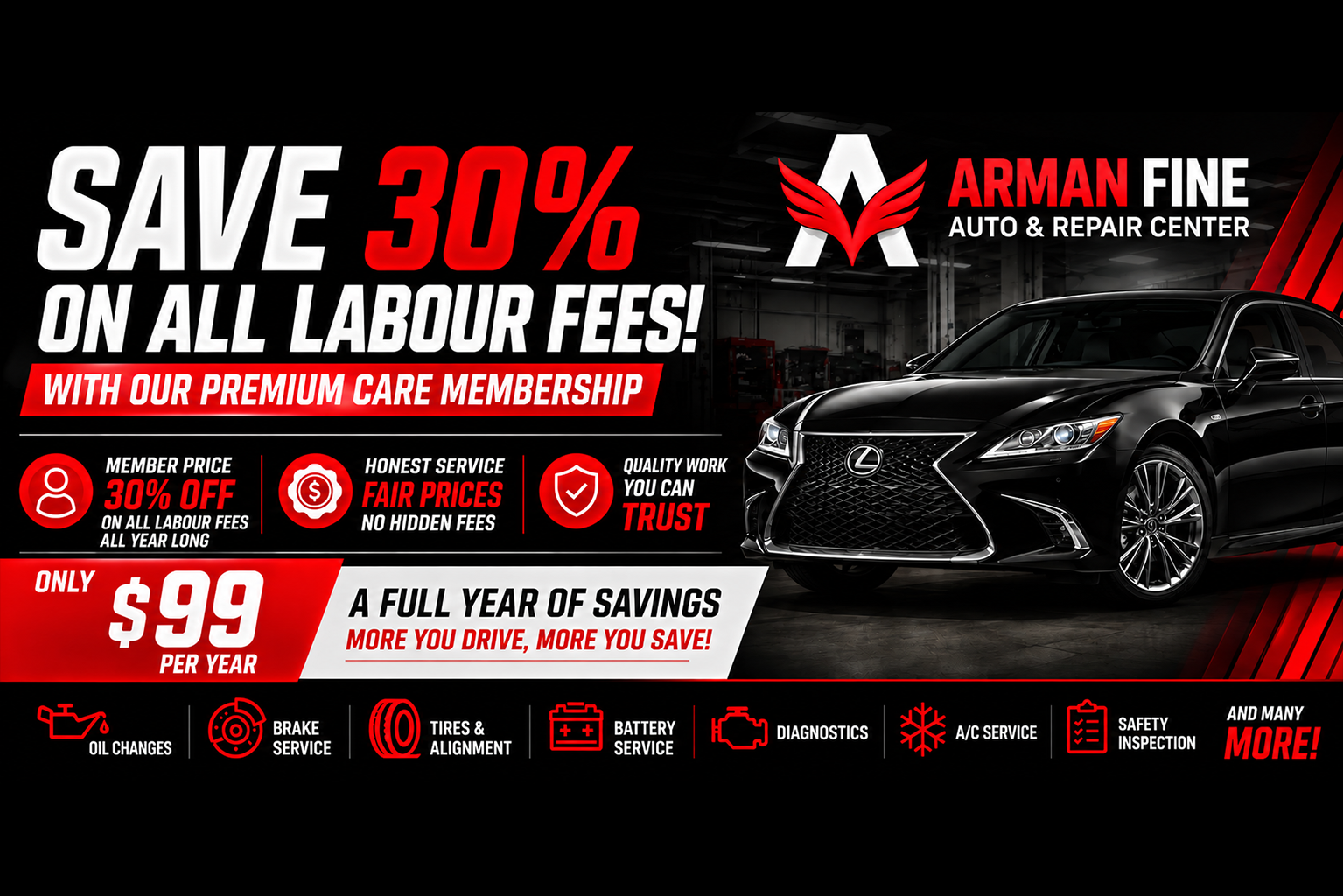 Arman Fine Auto Premium Membership Program