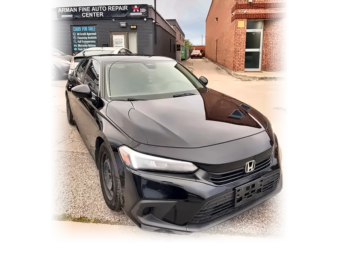 Black 2022 Honda Civic LX FWD for sale at Arman Fine Auto in North York